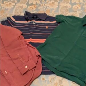 Lot of boys Polo shirts sz 6